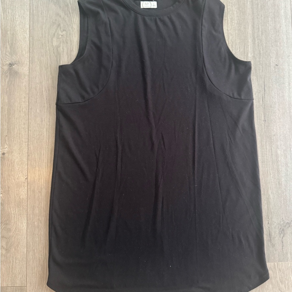 Maurices Black Sleeveless Shift Dress Size Large